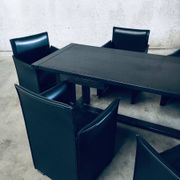 Postmodern Model 401 Break Armchairs by Mario Bellini for Cassina, Italy, 1980s, Set of 6