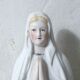 Old Virgin Mary statue in biscuit 25.5 cm
