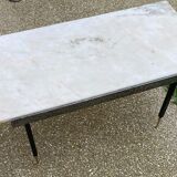 Coffee table marble top 70s