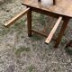 Large oak farmhouse table 3.18m