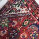 Tapis persan Hamadan vintage fait main 73 cm x 120 cm années 1970