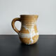 Glazed pyrite stoneware pitcher – Pierre Lion (Puisaye), c. 1970