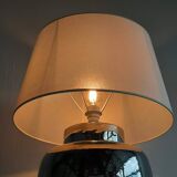 Large vintage lamp Faiencerie de Charolles