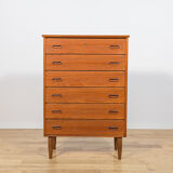 Mid-century teak dresser, Denmark, 1960s