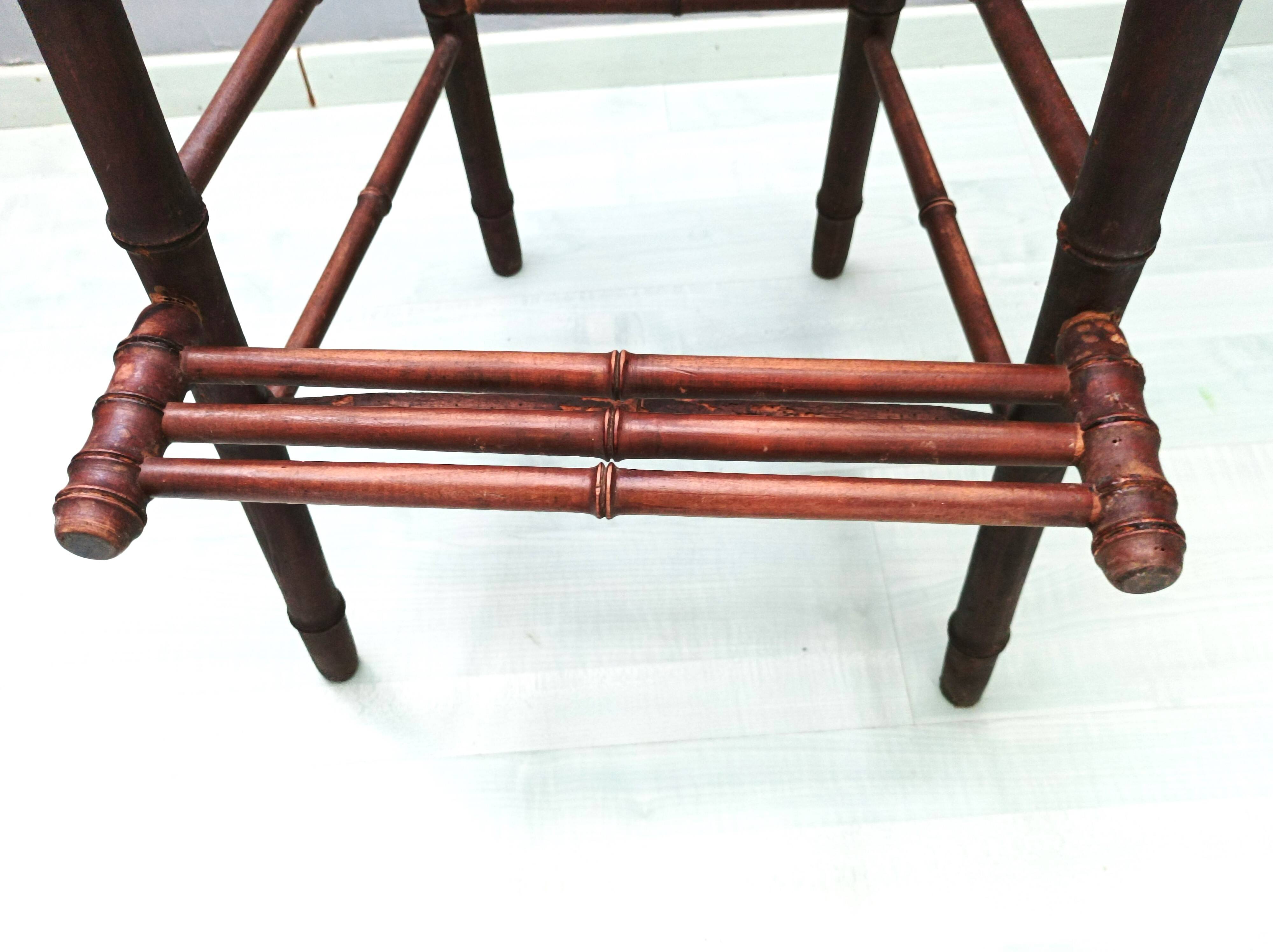 Art Deco caned children's high chair