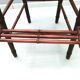 Chaise haute Art Déco en bois et cannage pour enfant