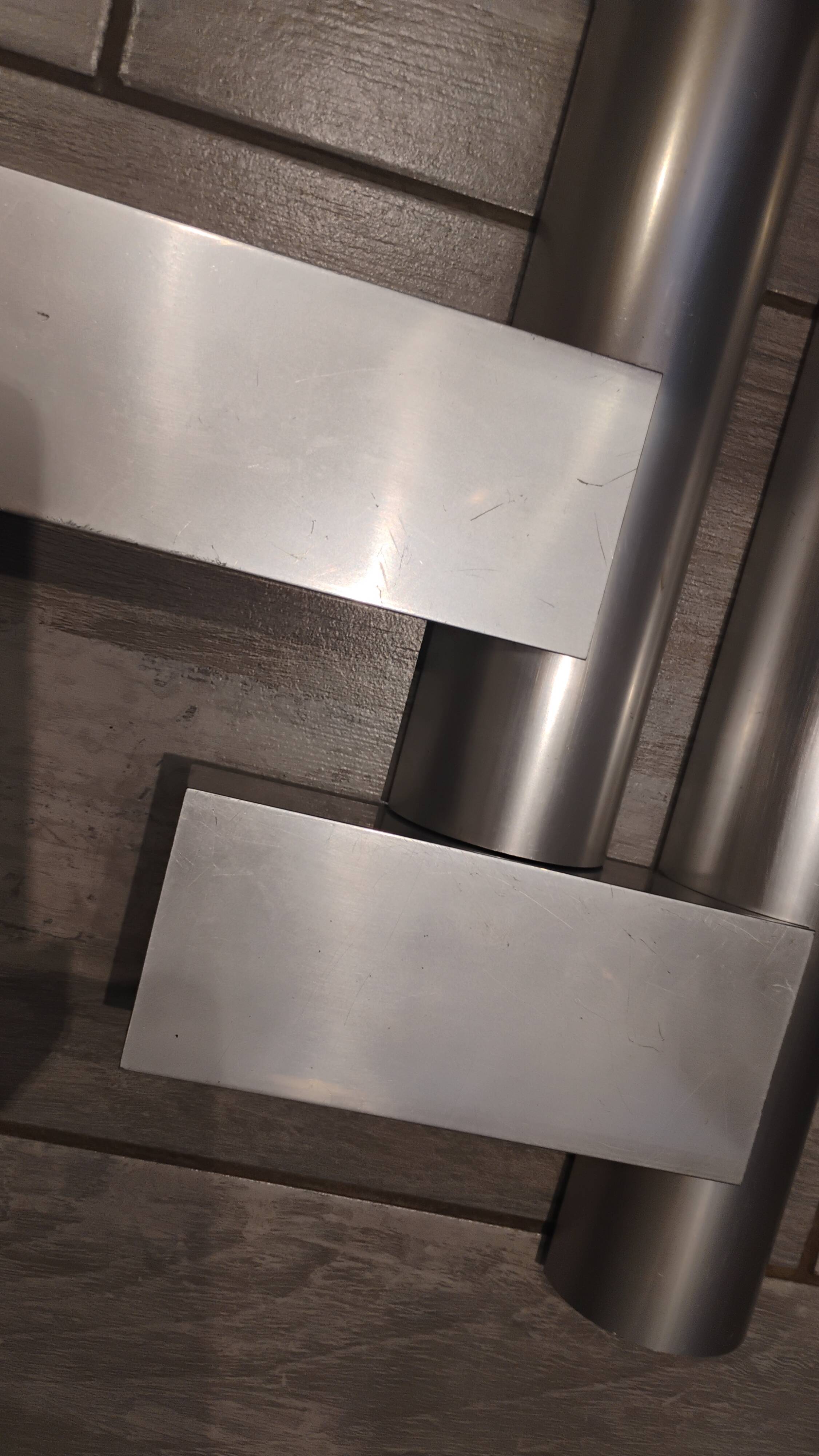 2 glass wall lights designed by Cesar Putzeys