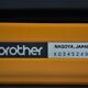 Brother deluxe 262tr orange mechanical typewriter