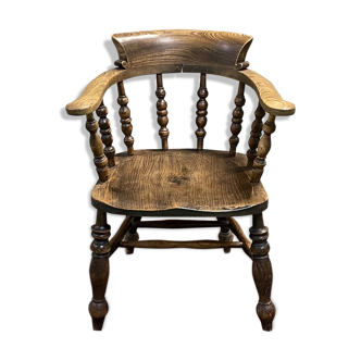 English elm armchair - 19th century