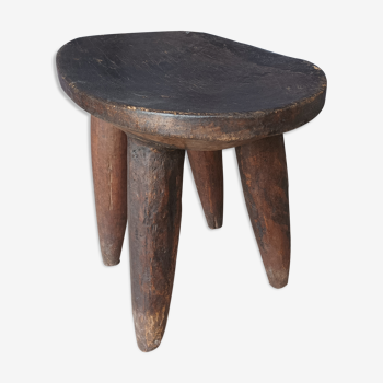 Tabouret africain en bois