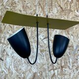 50s 60s stilnovo lamp light bauhaus mid century sheet metal design 60s 50s