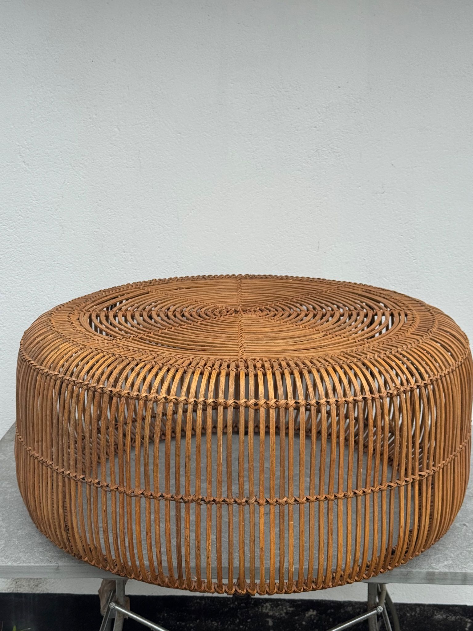 Table basse en bambou