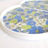 Vintage porcelain floral dish