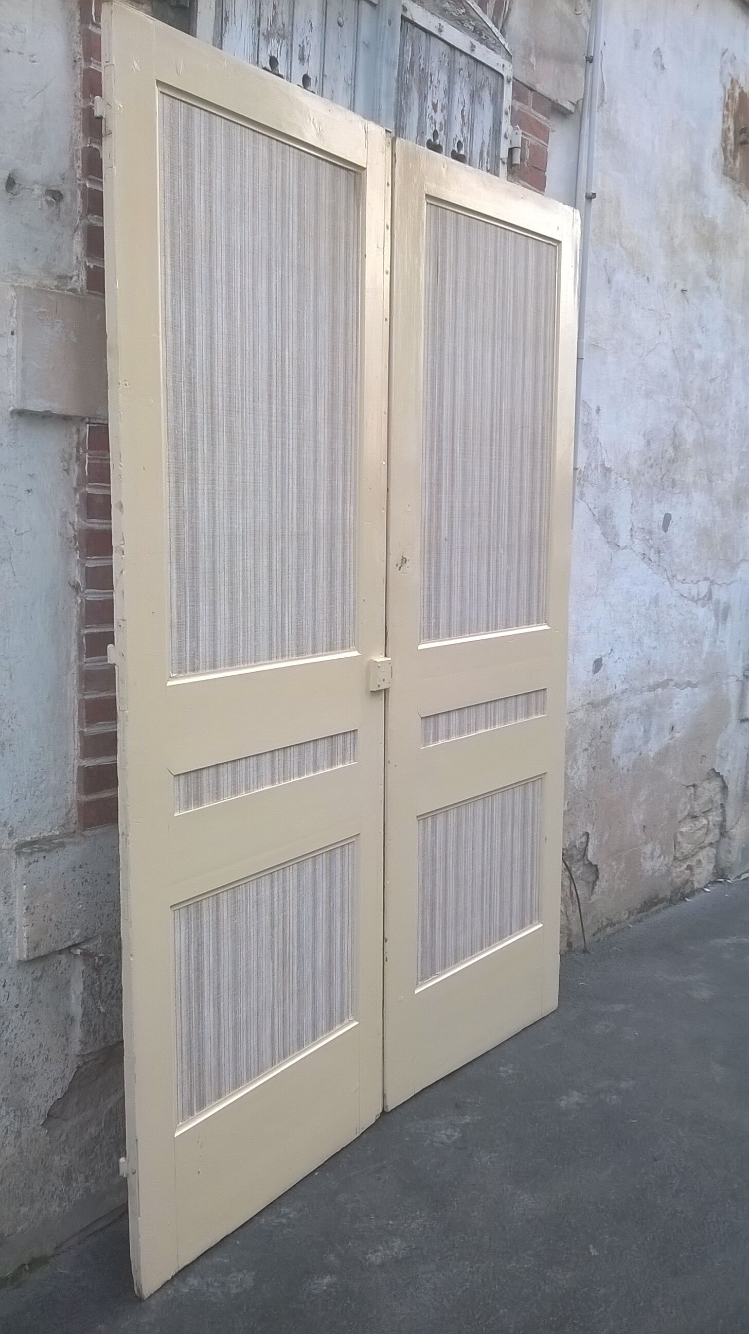 Old Haussmann double doors