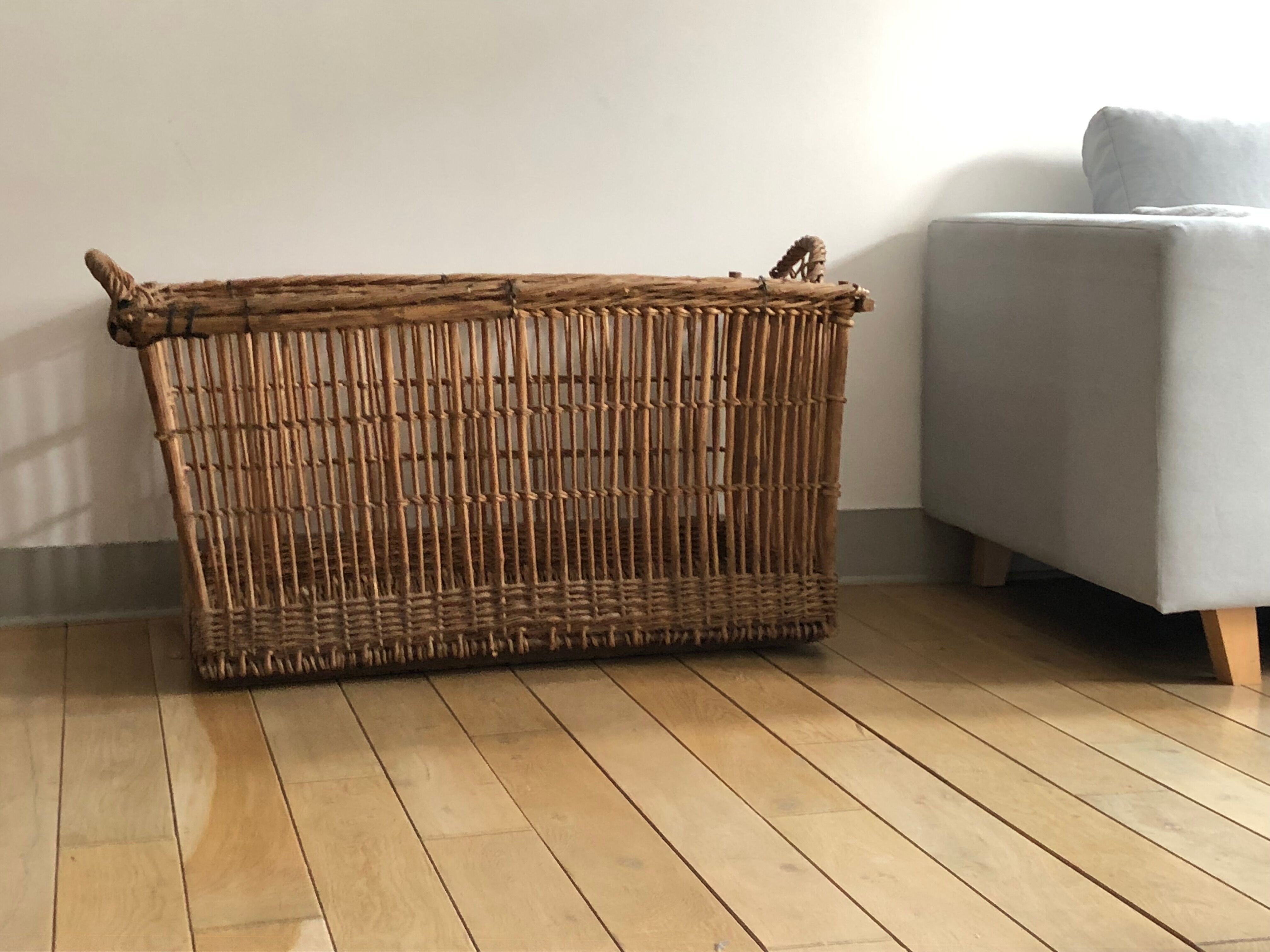 Storage basket antique trade furniture