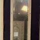 Napoleon III style mirror and woodwork console in 19th century patinated wood