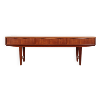 Teak lowboard, Danish design, 1970s, production: Denmark