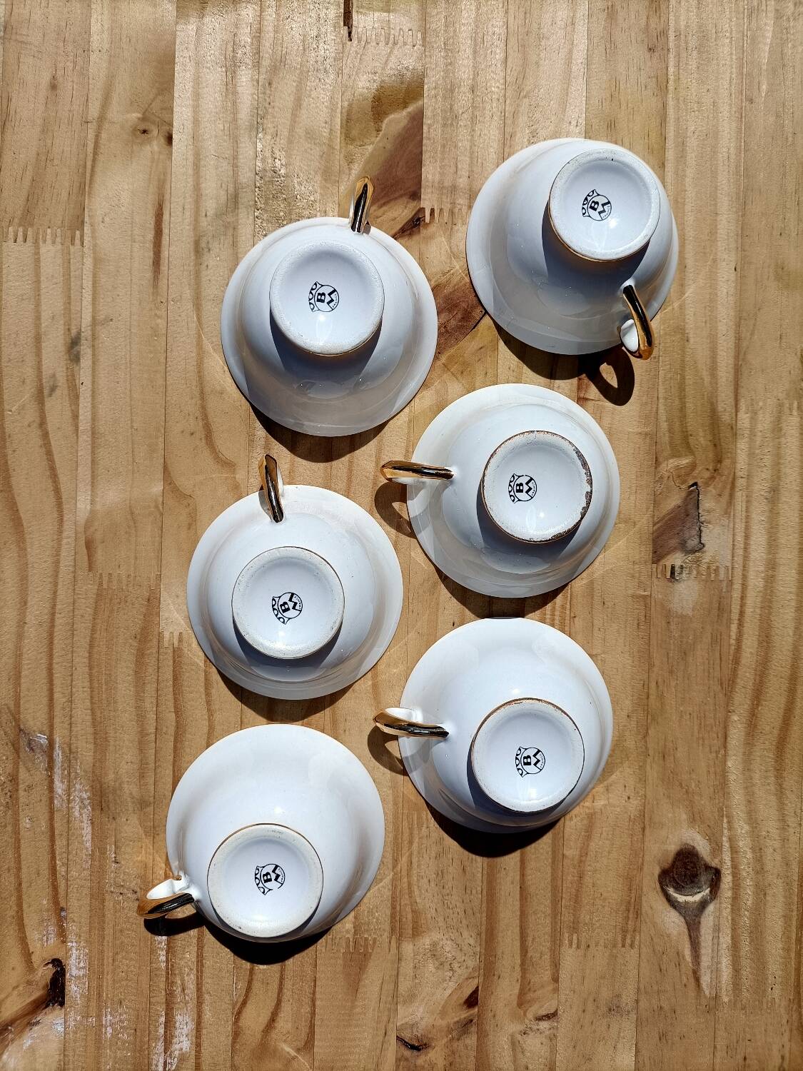 Tasses x6 - Porcelaine de Limoges