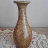 Pyrite stoneware vase