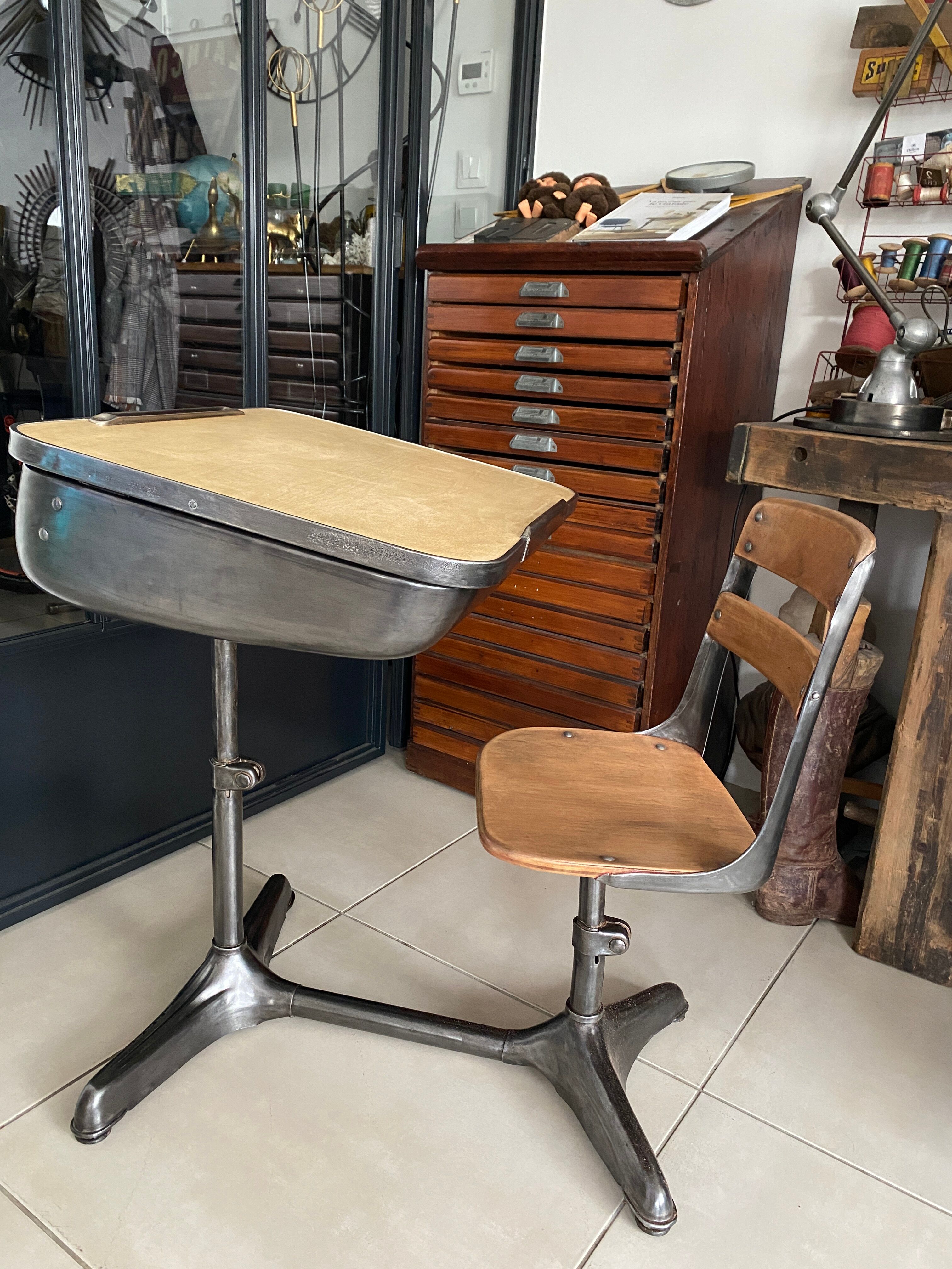 Vintage American school desk