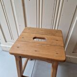 Antique vintage workshop stool