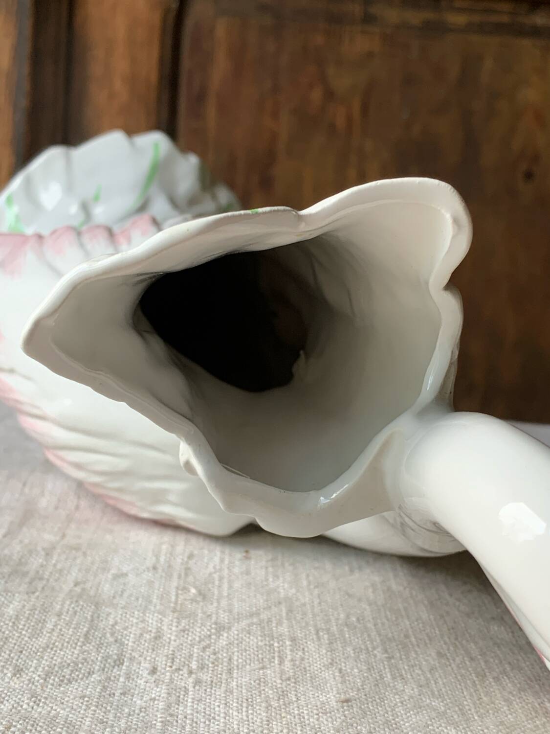 Ceramic flamingo vase Italy 1980