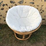 Papasan armchair
