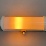 Bakelite and Milk Glass Wall Lamp, Czechoslovakia, 1950's