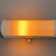 Bakelite and Milk Glass Wall Lamp, Czechoslovakia, 1950's