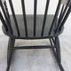 Rocking chair fauteuil à bascule 1950 vintage