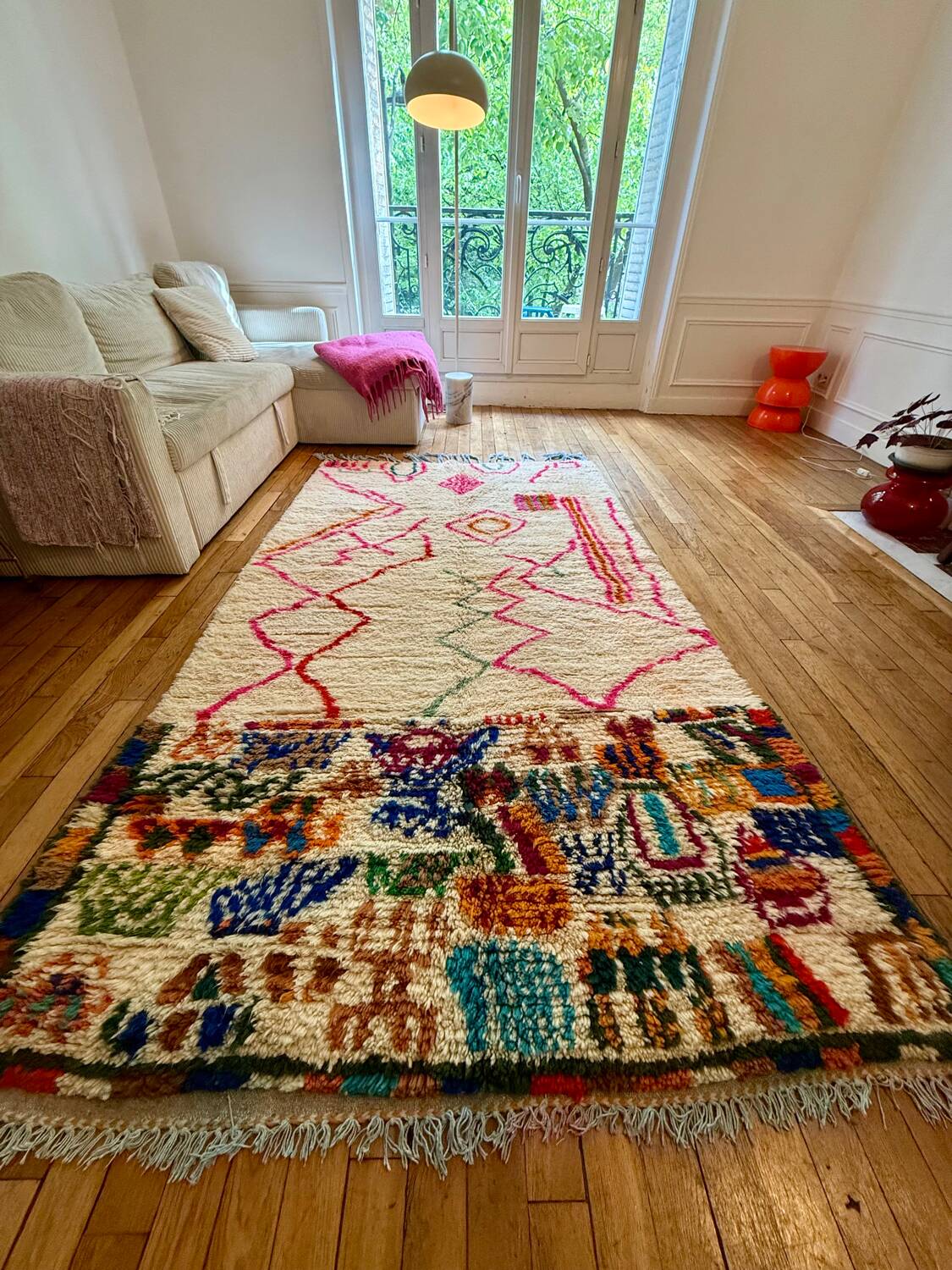 Tapis berbère Béni Ouarain 151x152