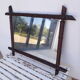 Miroir bois imitation bambou 79 x60 cm