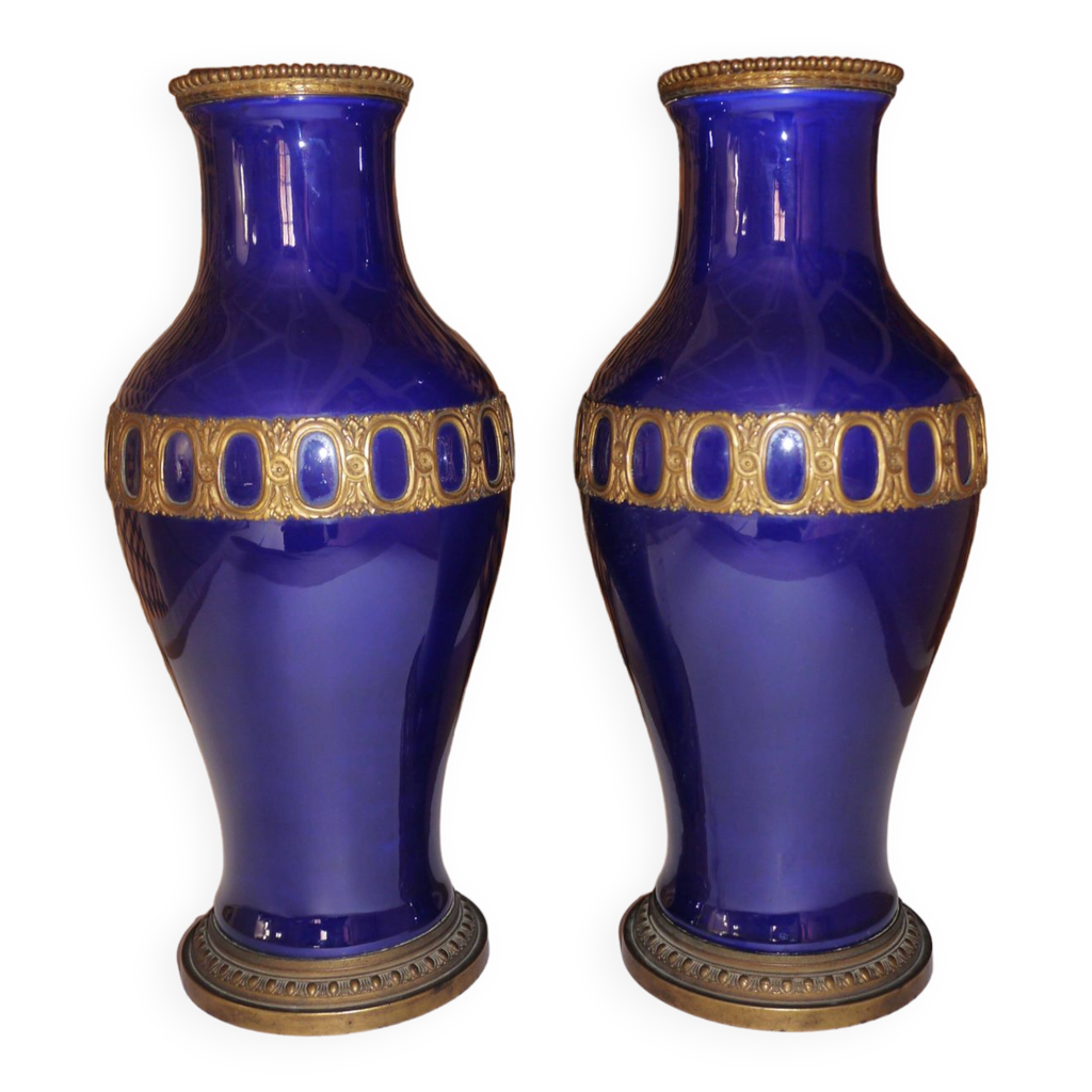 Paire de vases de Sèvres Art déco Selency