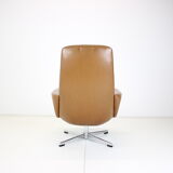 Midcentury Scandinavian Swivel Armchair, 1960s