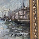 Oil on canvas signed " f.nicoli "
