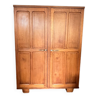 Armoire parisienne en bois brut démontable