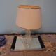 Mirror art deco tray in metal, wood 60