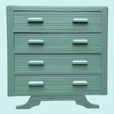 Revamped vintage oak chest of drawers
