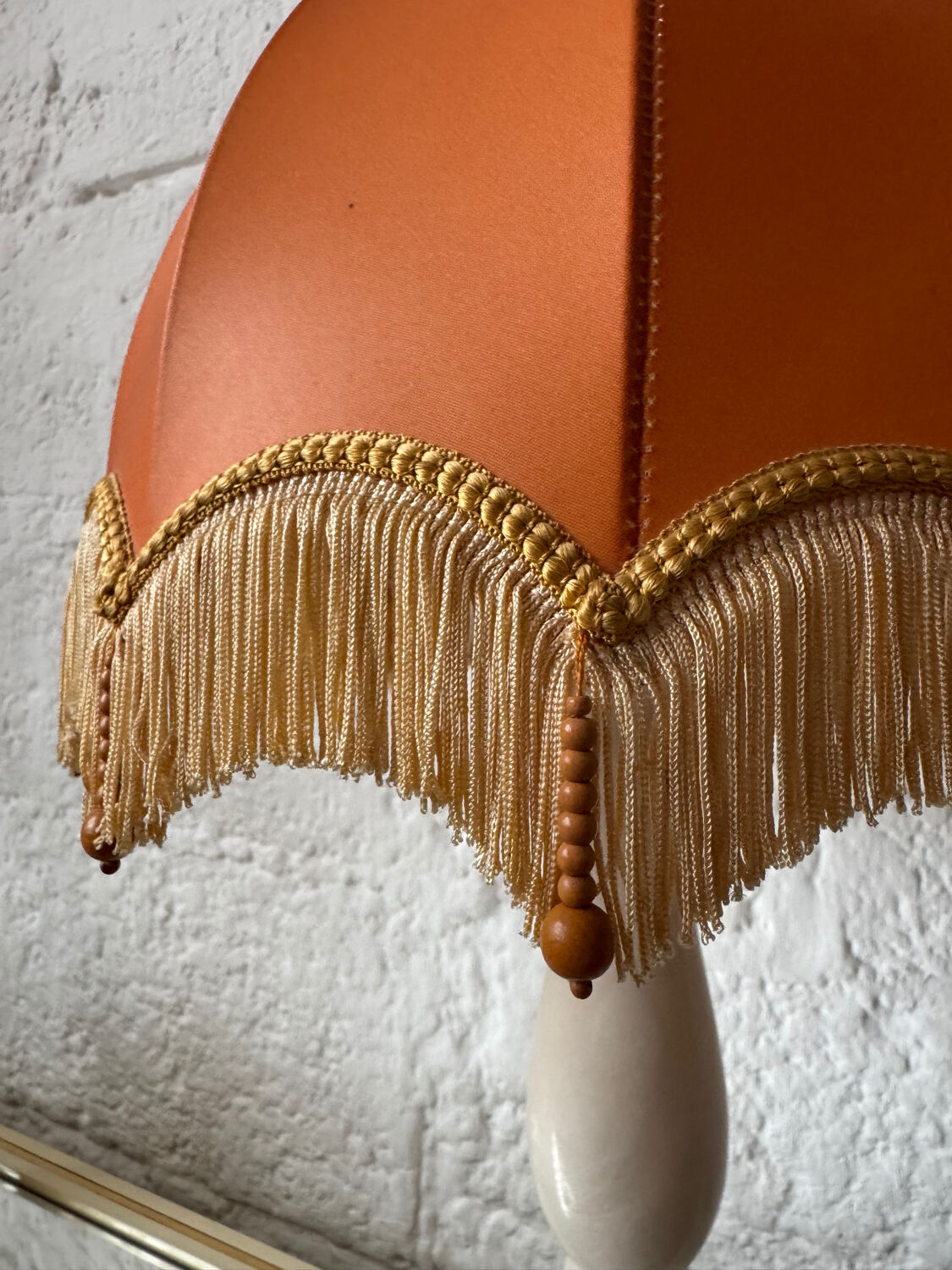 1970s alabaster column lamp