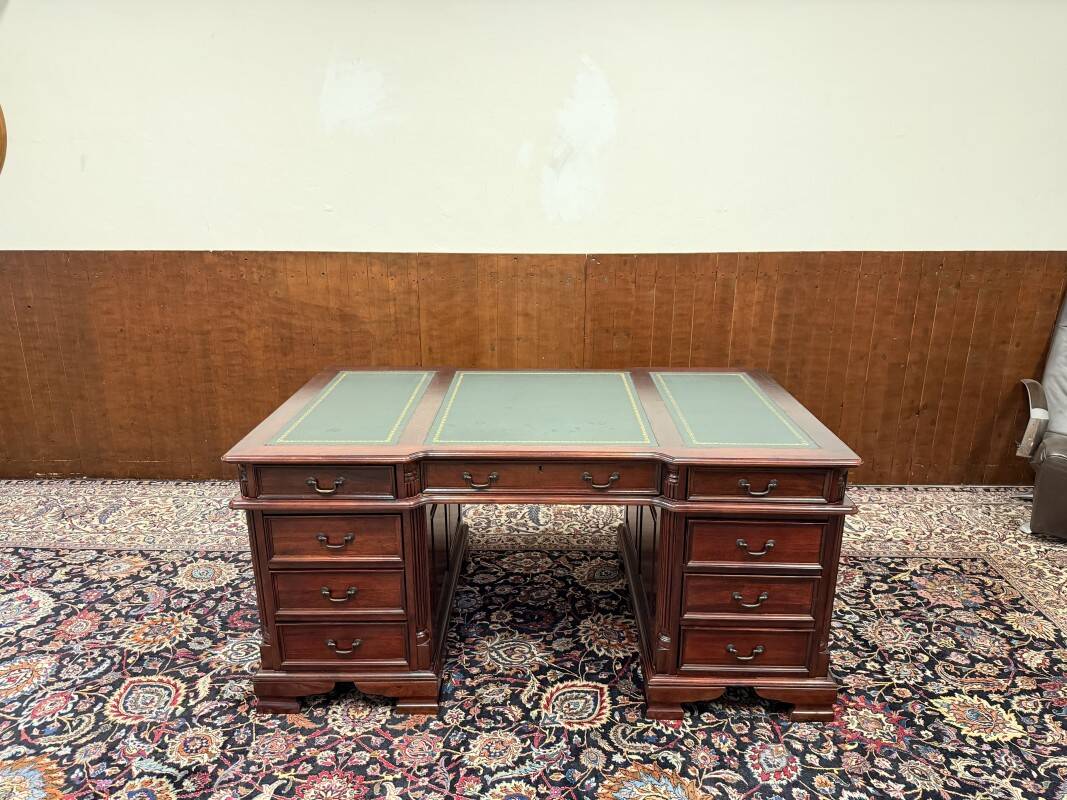 Classic English Mahogany Desk