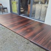 Scandinavian extendable table in Rio rosewood, 1960s
