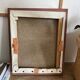 Painting painting with gilded frame, handmade, unique piece