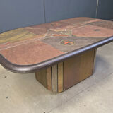 Vintage Paul Kingma style coffee table, 1980s