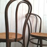 Chaises bistrot bois courbé