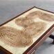 Table basse carrelée du milieu du siècle par Jean D’Asti