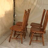 Set of 4 american country model chairs from jdv