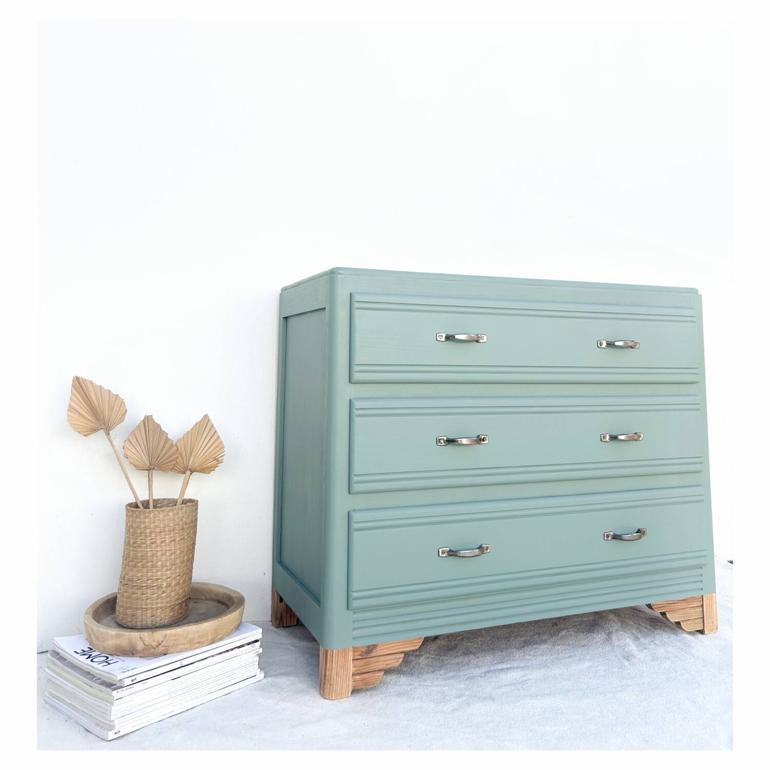 Commode vintage rénovée