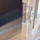 Old oak and brass mailbox