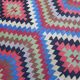 Vintage Turkish kilim, handwoven, 88x127 cm.