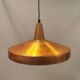 Older hanging lamp, in thin copper, Danish and estimated from the 1960s